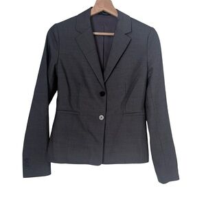 Theory Wool-Blend Boy Suit Jacket Blazer Sz 0